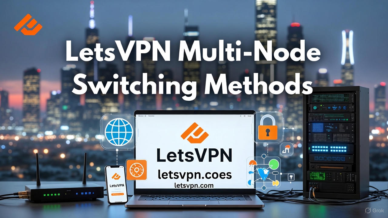 LetsVPN多节点切换方法
